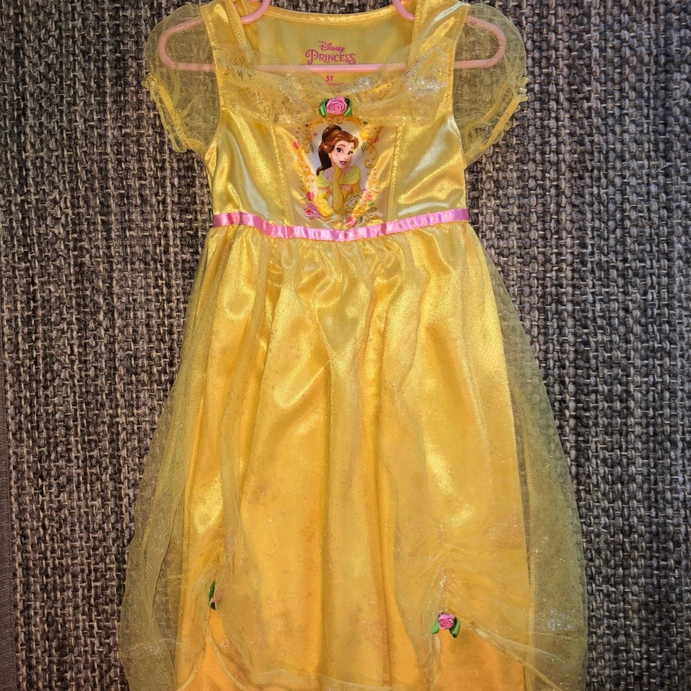 Toddler girls Disney Princess Belle nightgown 5T